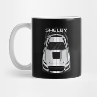 Ford Mustang Shelby GT500 2020-2021 - Silver - White Stripes Mug